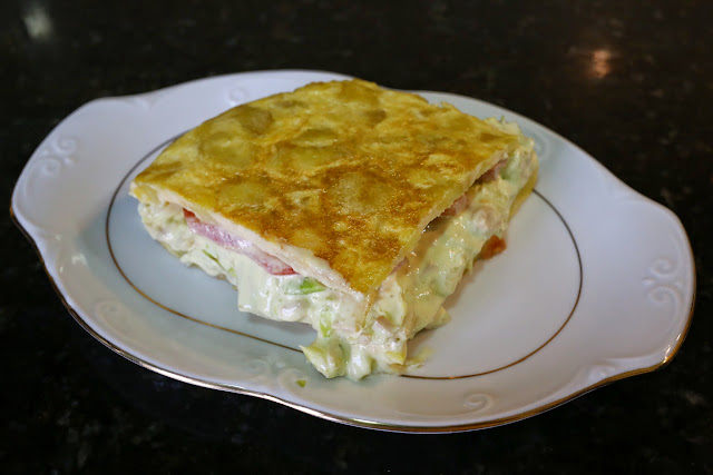 Tortilla de patatas rellena