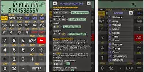 Aplikasi Kalkulator Ilmiah Android