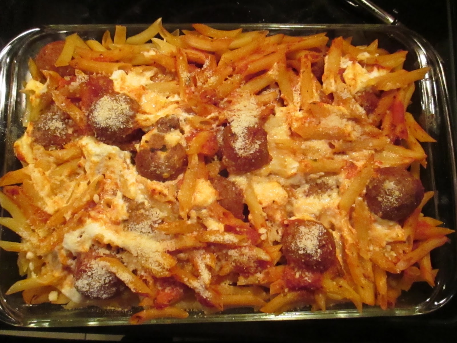 Finding What I Love Recipe Penne Meatball Casserole