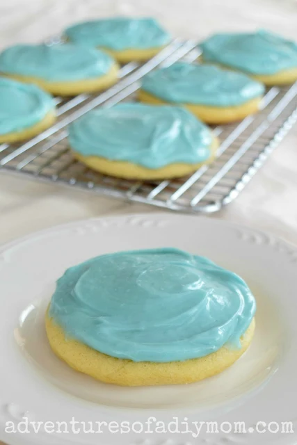 Sugar Cookies with Cream Cheese Frosting