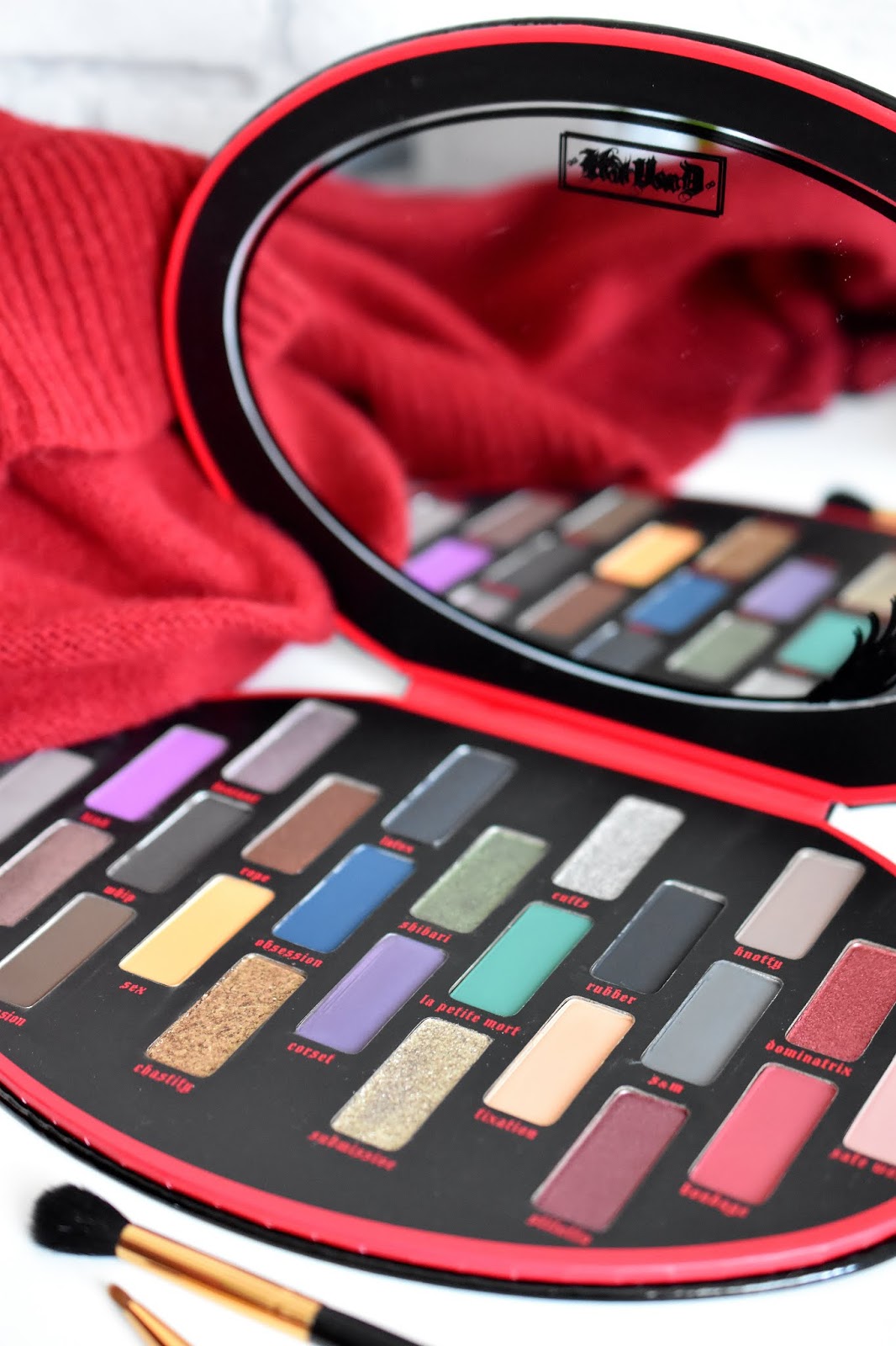 Kat Von D Fetish Eyeshadow Palette Revue + MakeUp