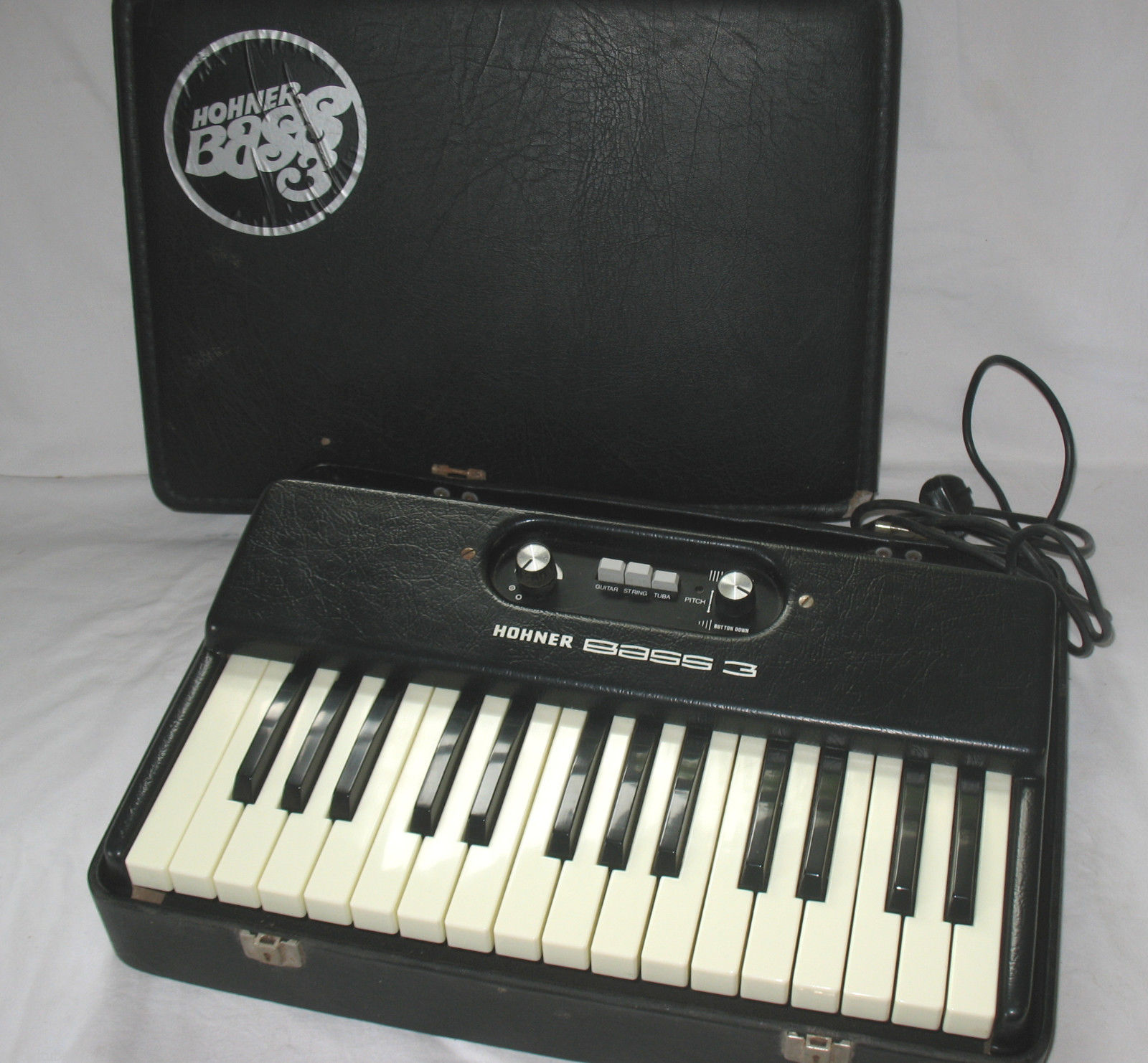 MATRIXSYNTH Hohner Bass 3 Vintage Analog Keyboard Bass Synthesizer SN