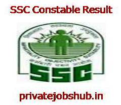 SSC Constable Result SSC Constable Result