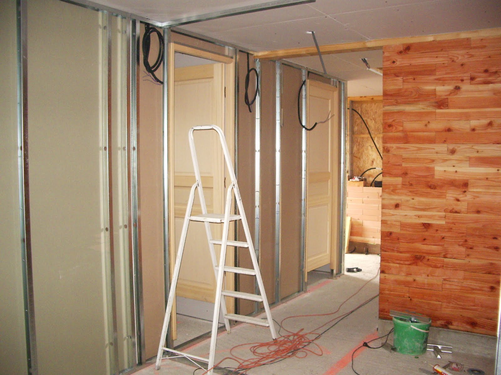 Poser Cloison De Placo Verticale En Sous Pente