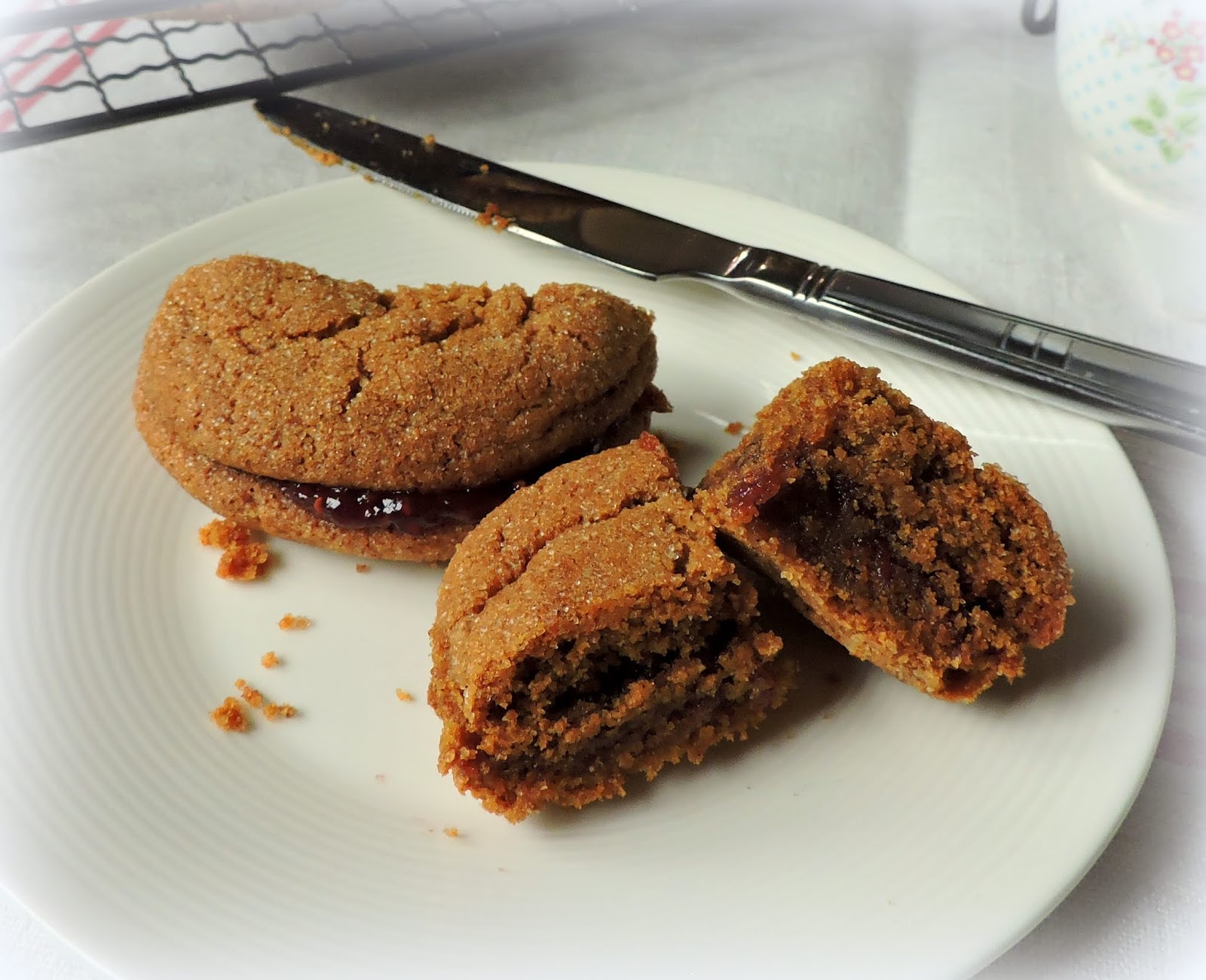 Ginger & Jam Sandwich Cookies The English Kitchen