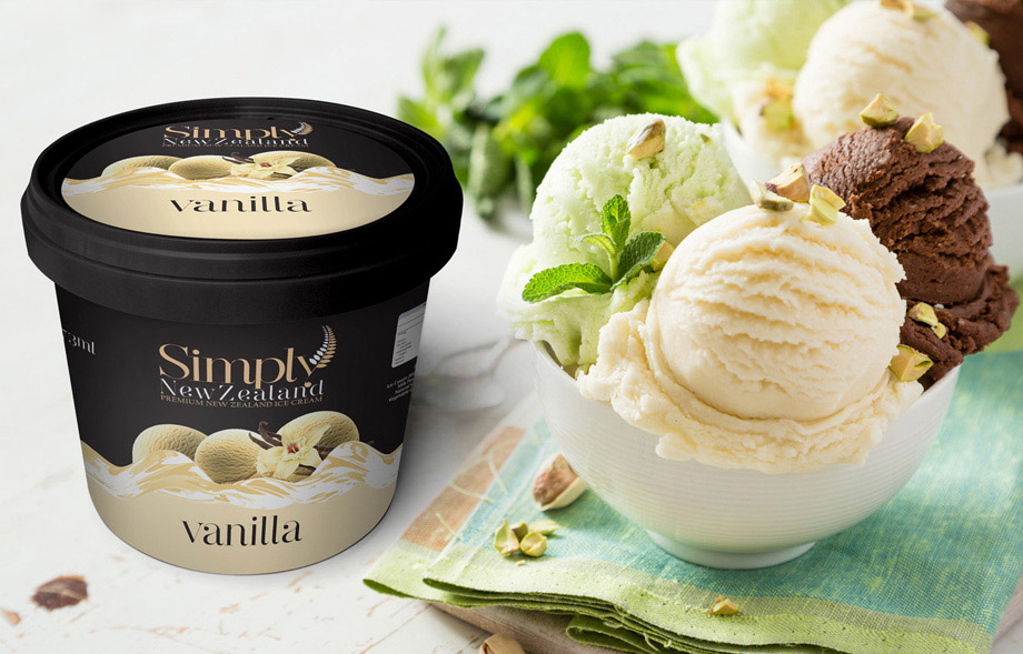 Simply New Zealand Ice Cream Packaging Of The World