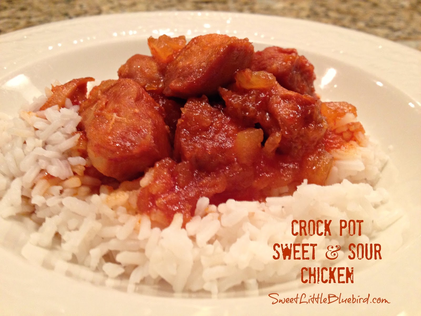 Sweet Little Bluebird Crock Pot Sweet and Sour Chicken Four Ingredients