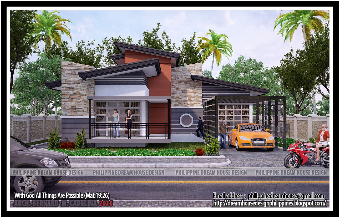 Small Beautiful Bungalow House Design Ideas: Modern Bungalow House