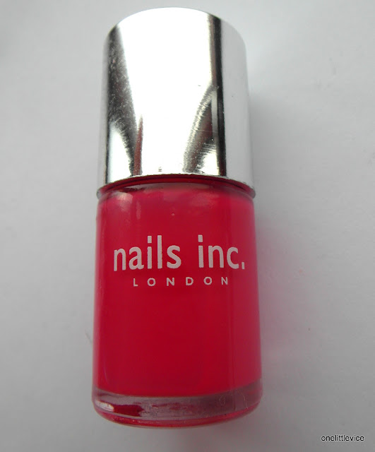 bright pink high quality nail polish review and swatch