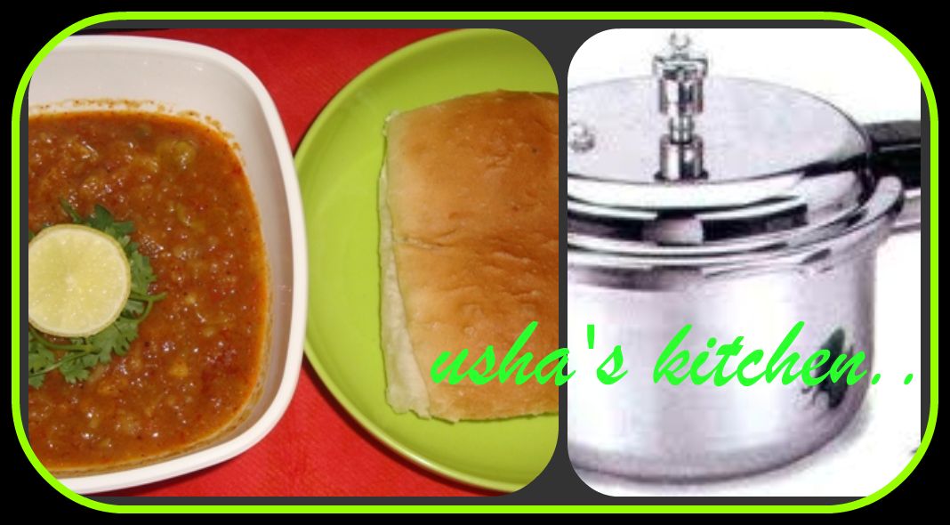 USHA'S KITCHEN WHAT IS PRESSURE COOKING METHOD.. A PRESSURE COOKER PAV
