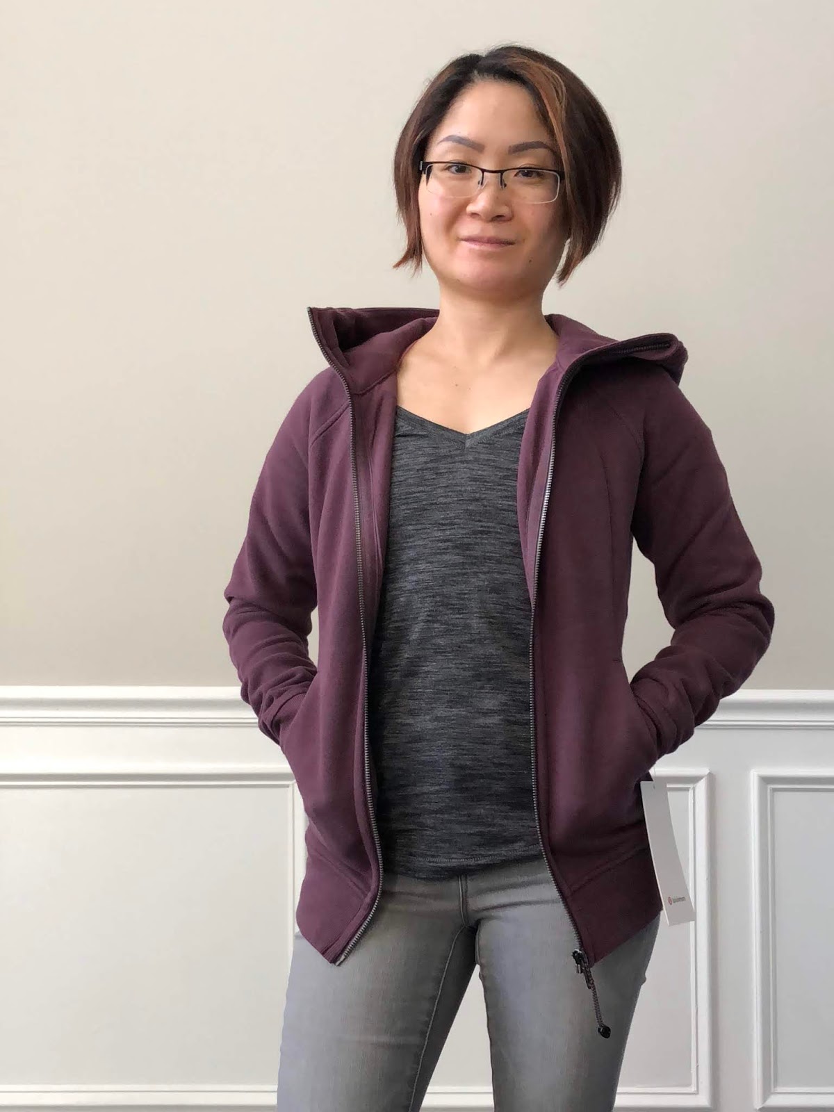Fit Review Friday! Align Jogger Crop & Scuba Hoodie in Arctic Plum