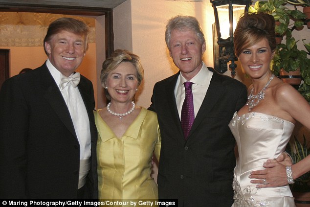 clintons at trumps wedding
