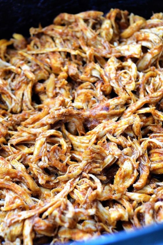 Slow Cooker Shredded Mexican Chicken