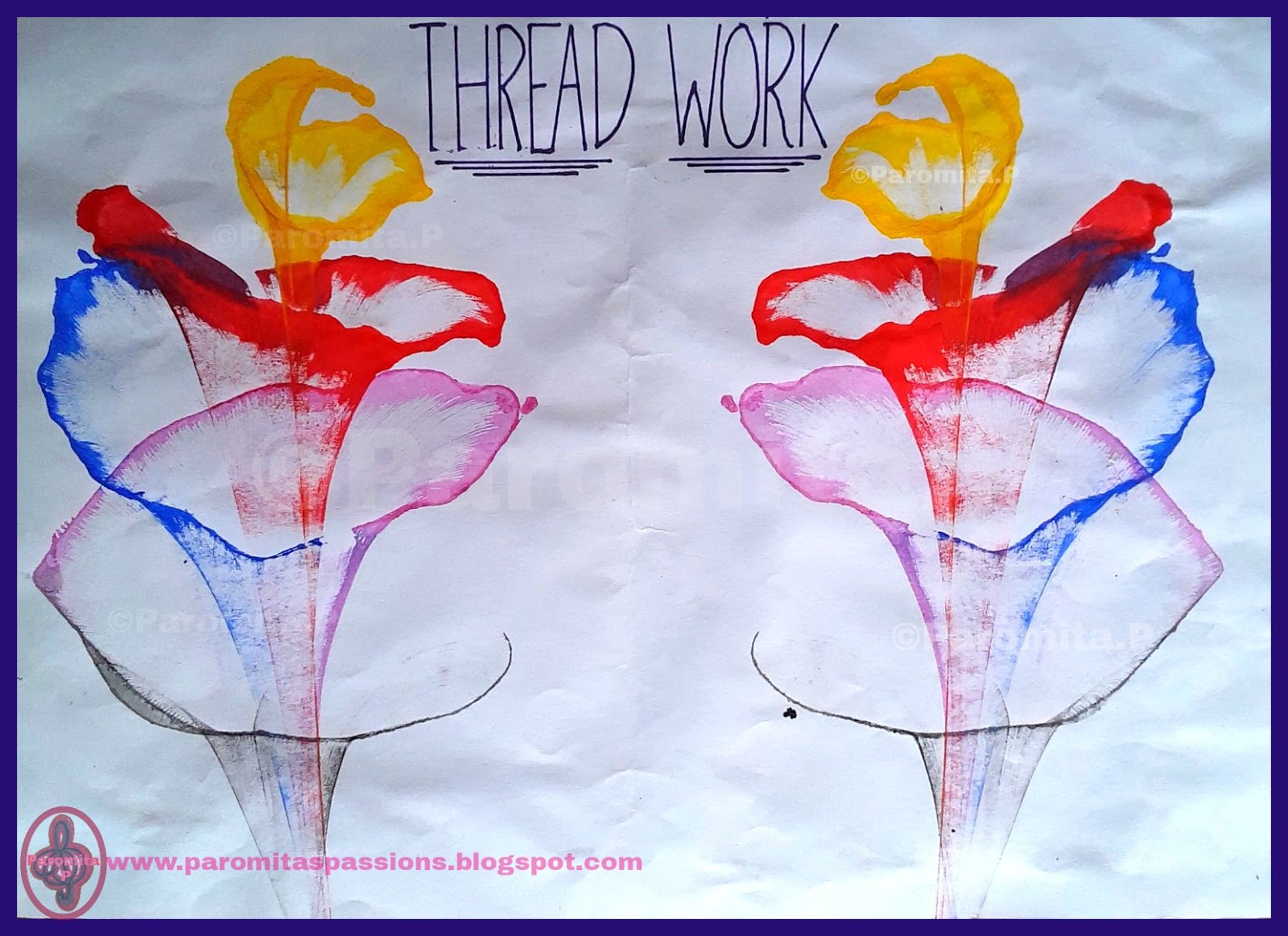 Paromita Pramanick Thread Painting For Kids