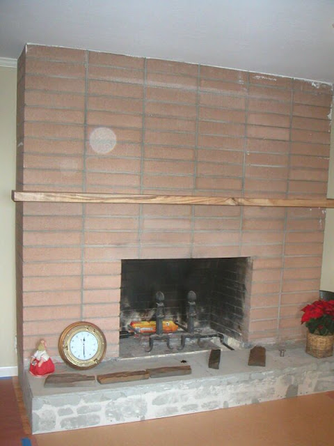 Brick Fireplace Remodel8