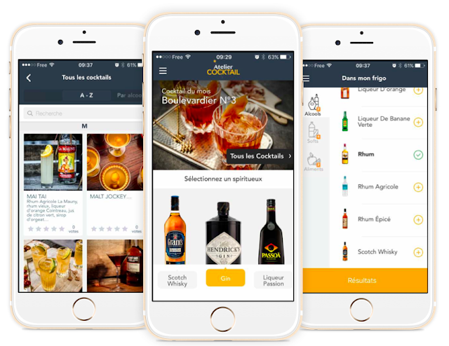 Une application pour apprendre à faire des cocktails - Atelier cocktail