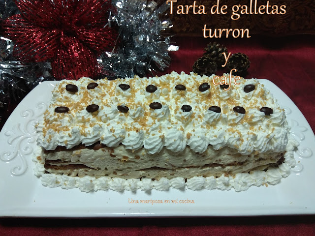 Tarta De Galletas, Turron Y Cafe