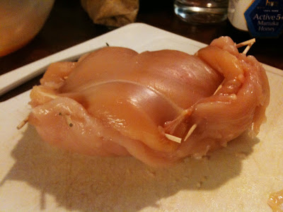 chicken kiev preparation