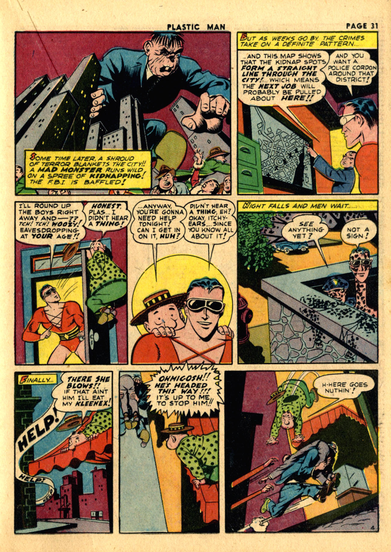 Read online Plastic Man (1943) comic -  Issue #1 - 33