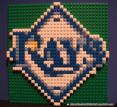 Tampa Bay Rays LEGO Mosaic