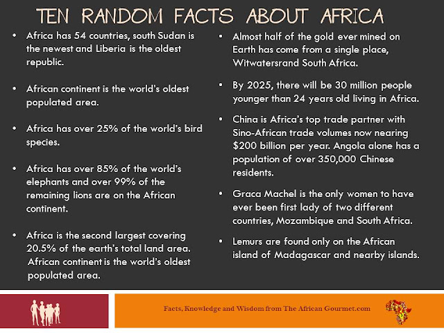 Your brain could always use some random facts about Africa.