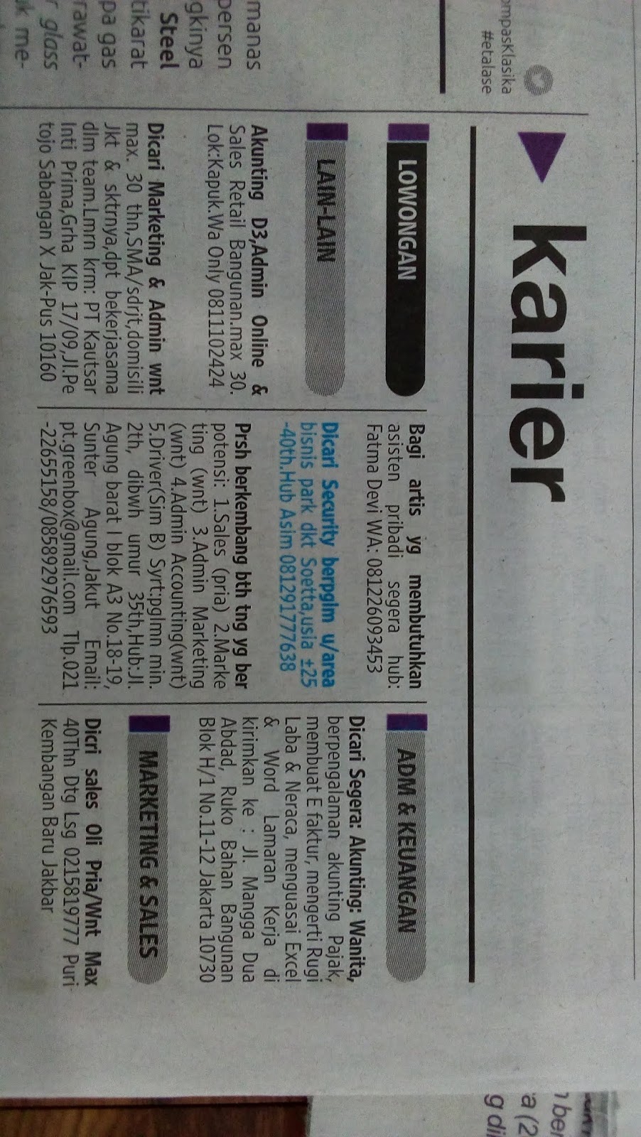 Bursa Lowongan Kerja