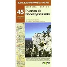 Puertos de Beceite, els Ports, Lo Port, Beseit, mapa excursionista