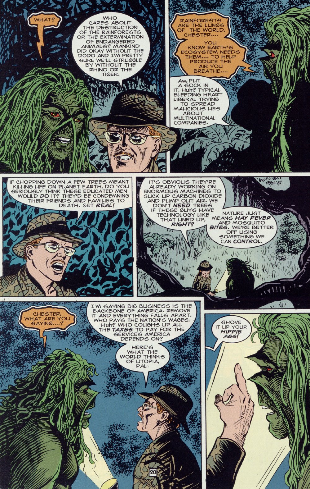 Swamp Thing (1982) #165 #173 - English 21