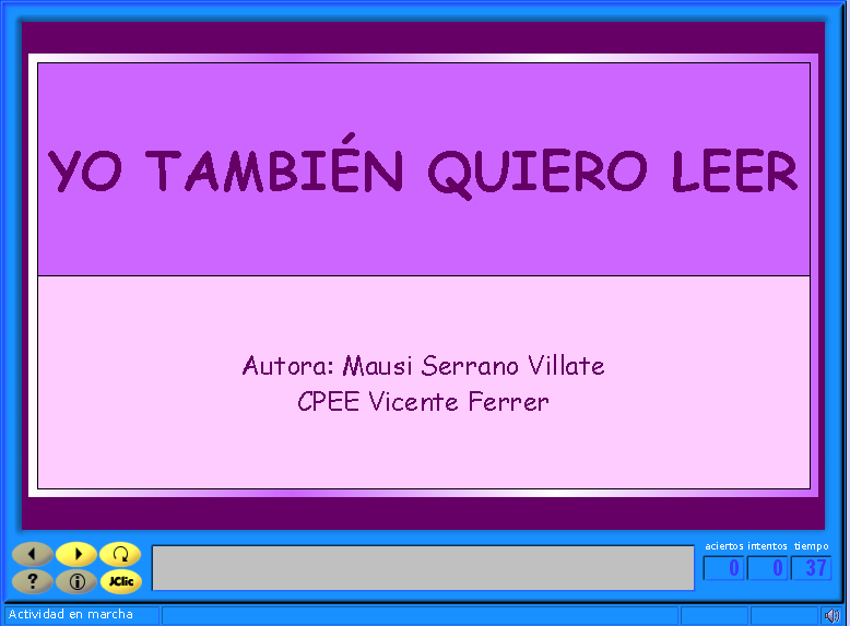 Jclic las acacias proyecto yo tambi n quiero leer 