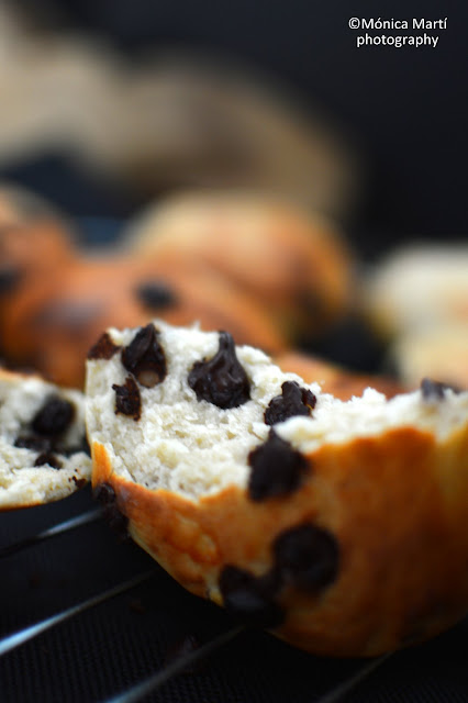 Panecillos De Leche Con Pepitas De Chocolate - Sin Lactosa -
