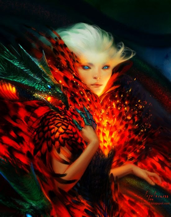 Bao Pham deviantart ilustrações sombrias fantasia terror