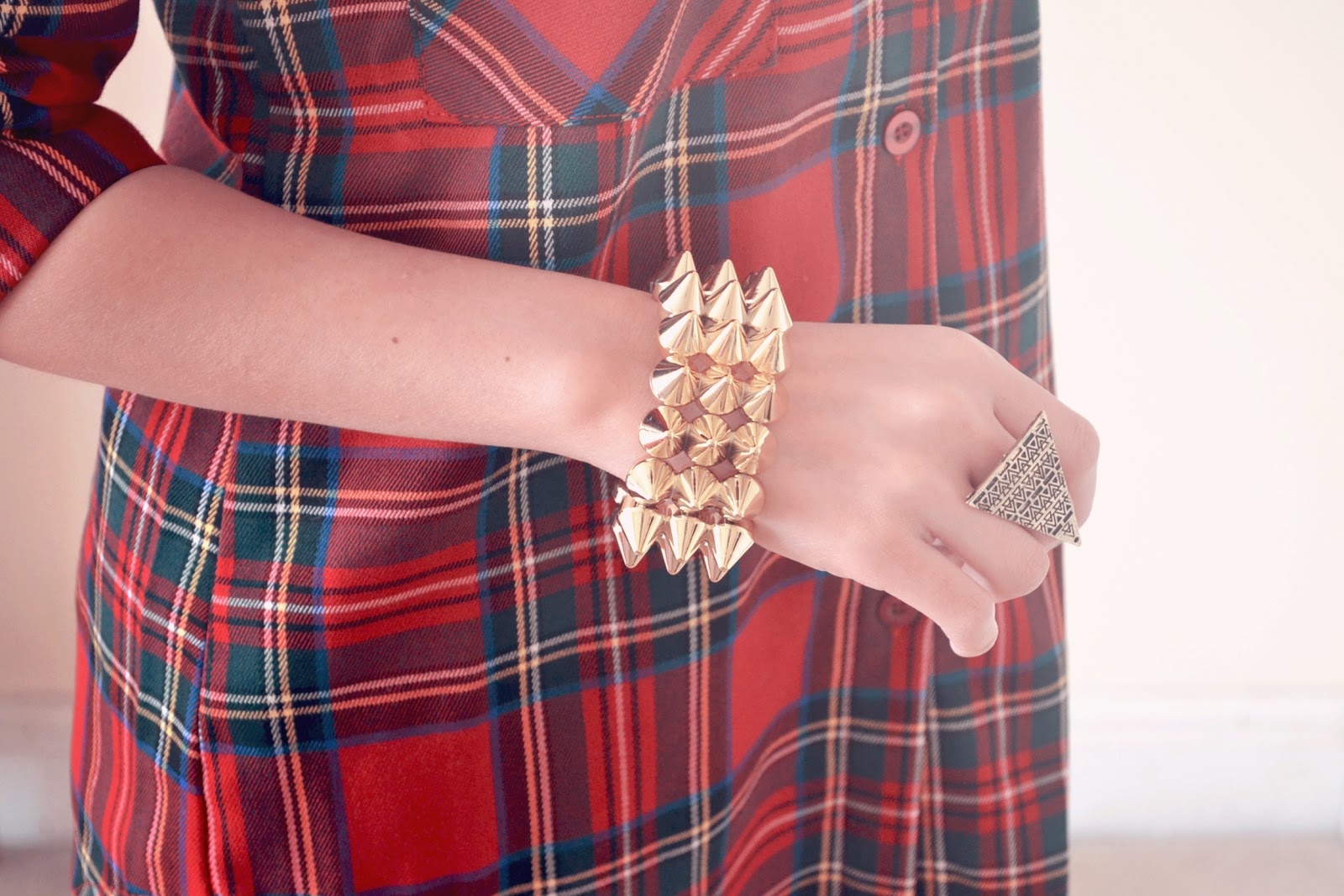 gold spiked bracelet gold spiked bracelet