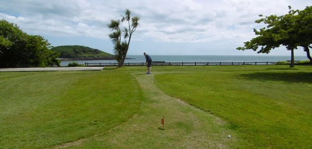 The views from the Putting courses at Looe Bowling Club in Cornwall are some of the finest we've seen
