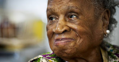 Agnes Fenton, 110-year old woman