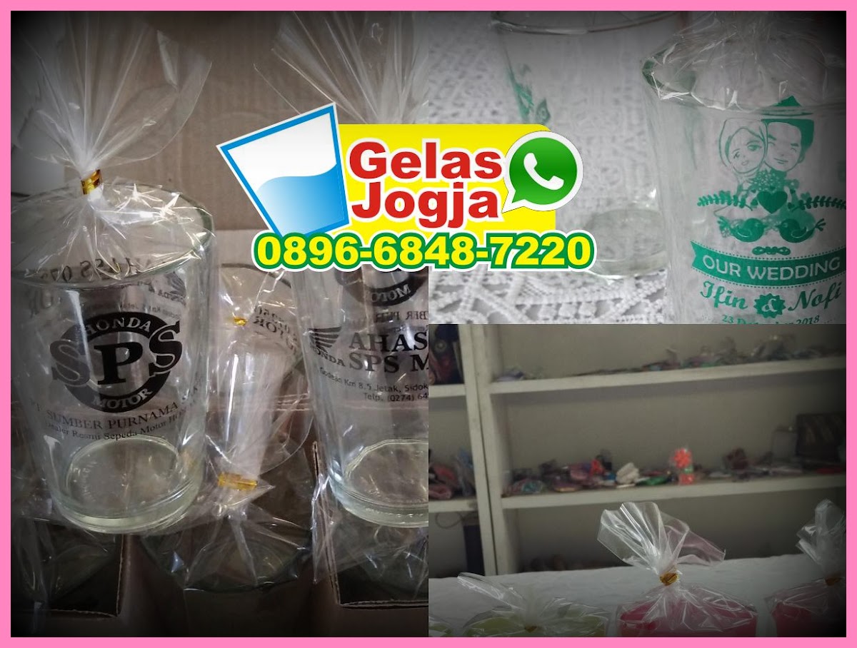 O8966848722O [wa] Pabrik Gelas Jogja Murah gelas kaca ukuran 180 ml