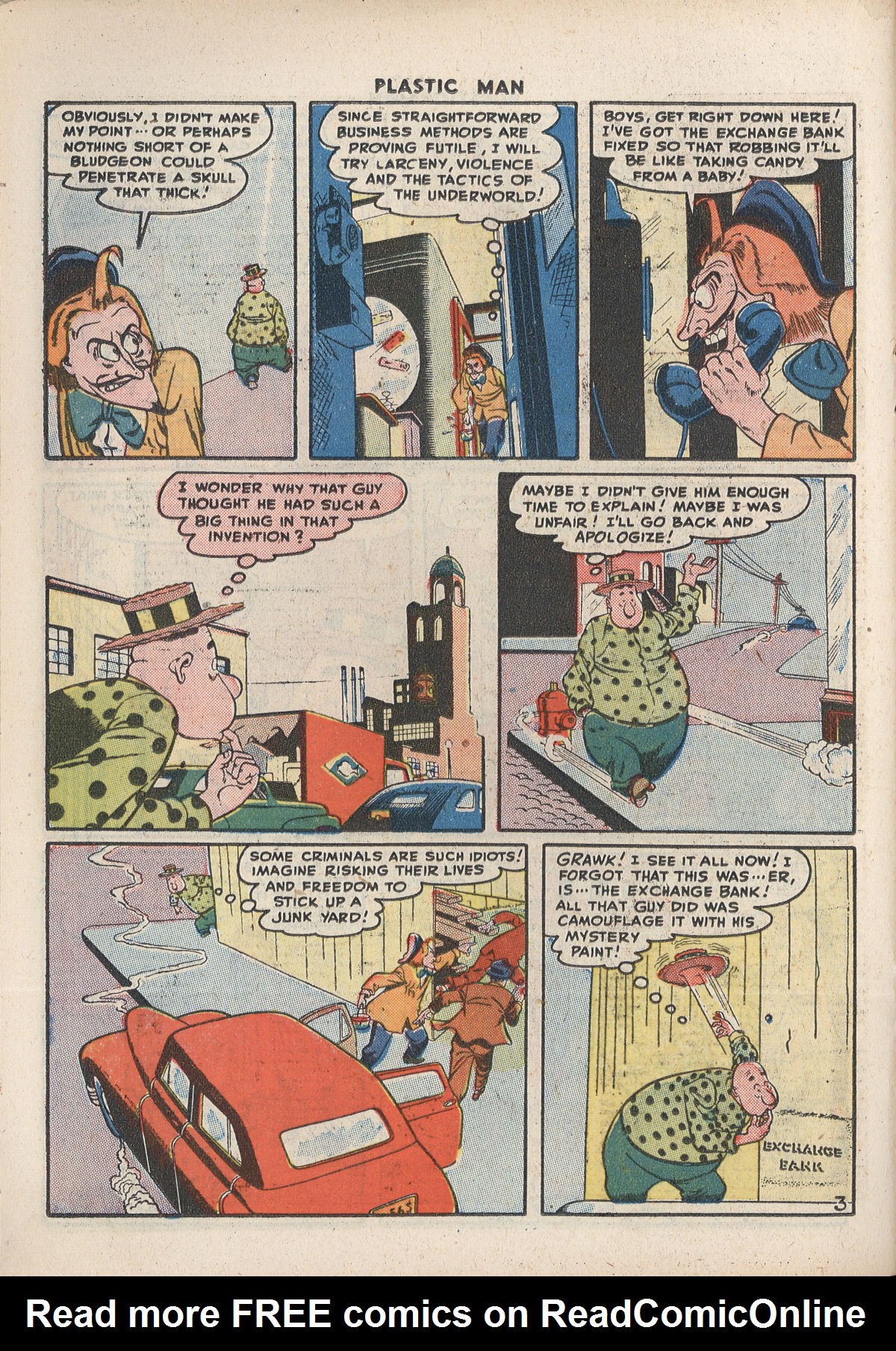 Read online Plastic Man (1943) comic -  Issue #8 - 28