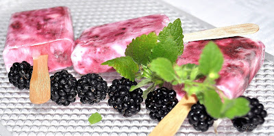 Frozen Joghurt Brombeer Eis am Stiel Frozen Joghurt Brombeer, Eis am Stiel