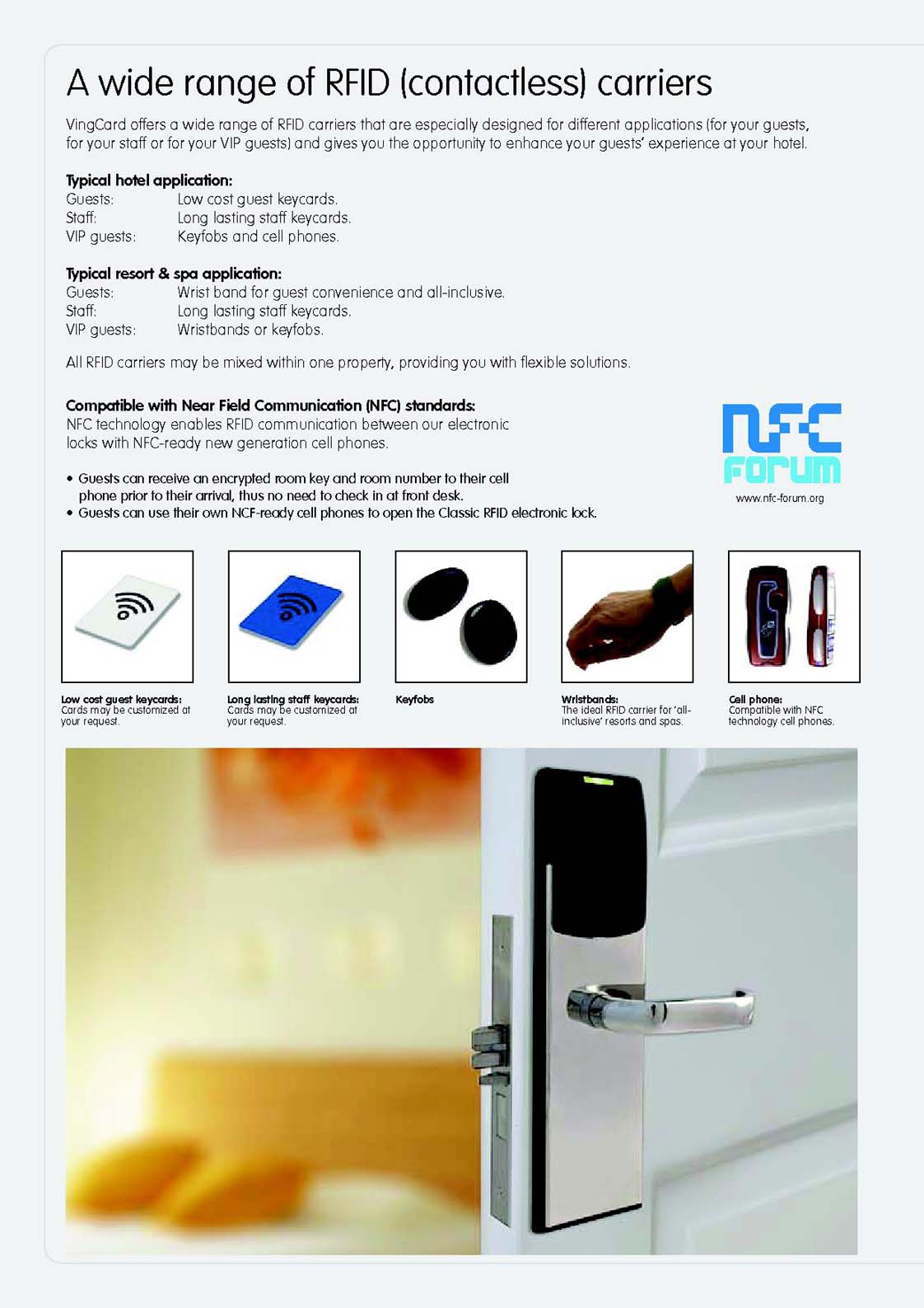 Card Lock Hotel VINGCARD CLASSIC RFID [SuplierMaterial] Pemasuk