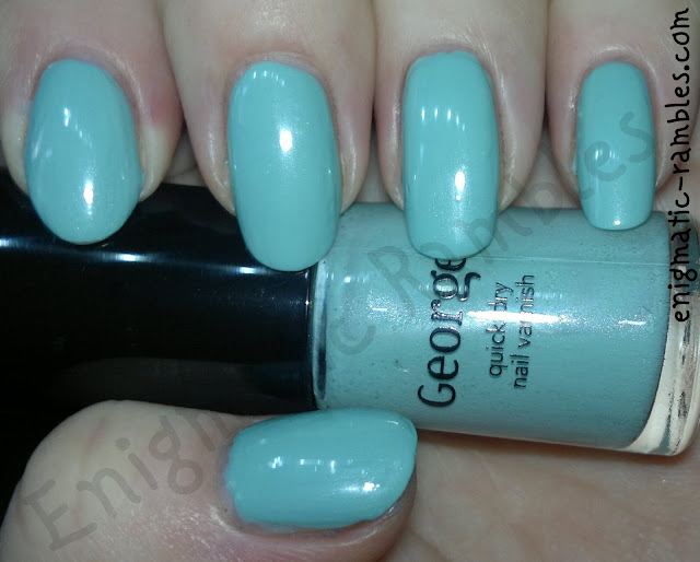 george-asda-smarty-pants-swatch-china-glaze-dupe-for-Audrey-Tiffany-blue