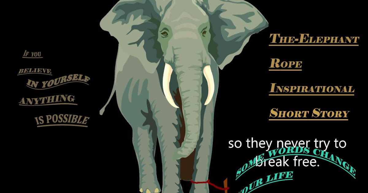 The Elephant Rope (Belief) some Words change your life Inspirational