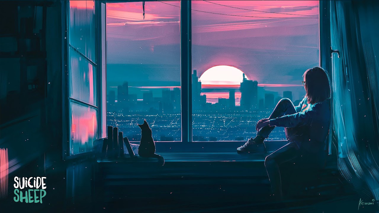 Anime, Girl, Cat, City, Scenery, 4K, #145 Wallpaper PC Desktop