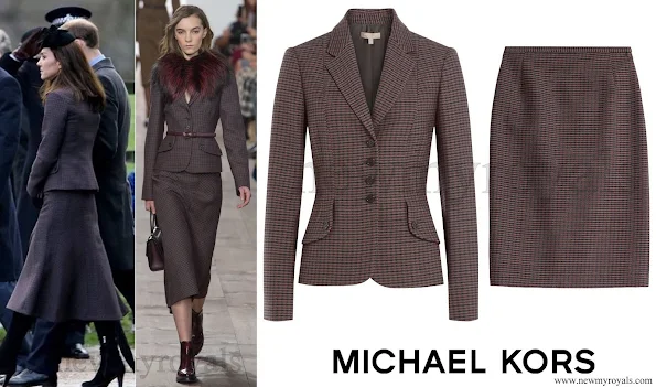 Kate Middleton wore Michael Kors Skirt Suit