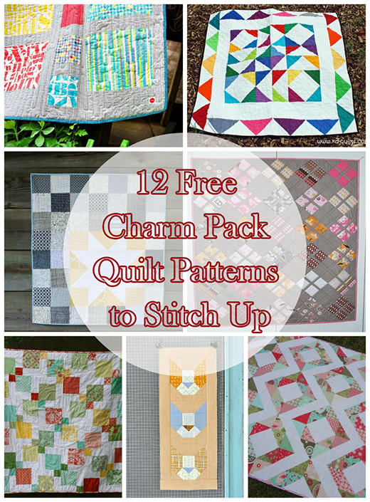 12 FREE Charm Pack Quilt Patterns to Stitch Up