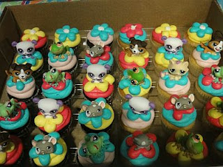 Cupcakes Littlest Pet Shop para Fiestas Infantiles
