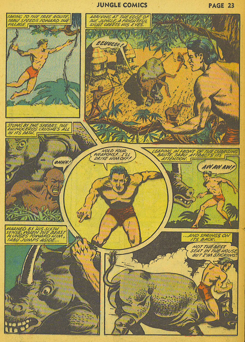 Read online Jungle Comics comic -  Issue #36 - 26