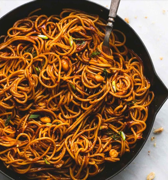 Spicy Kung Pao Noodles Spicy Kung Pao Noodles