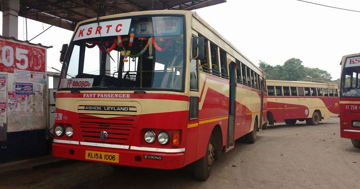 KSRTC IMAGE DATABASE RPE 281 The Neat and Clean Bus of Kottayam Depot