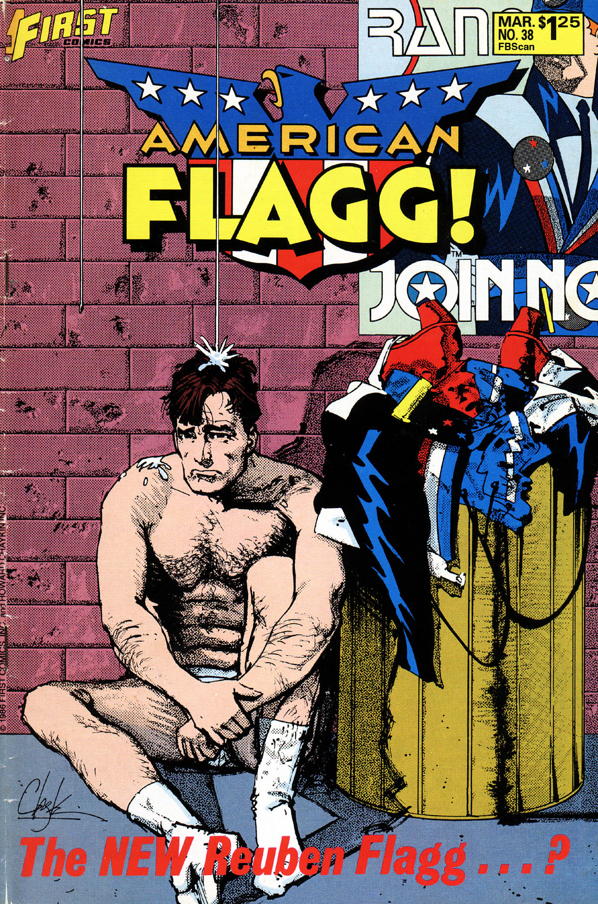 Read online American Flagg! comic -  Issue #38 - 1