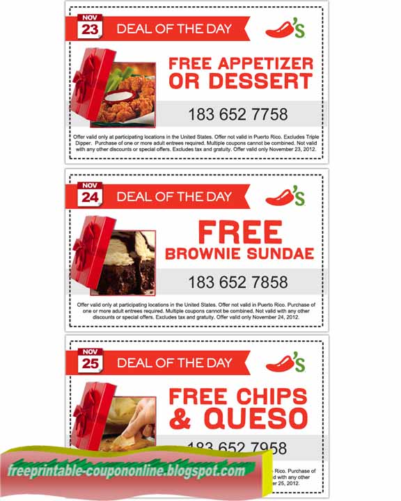 coupons for chilis bar and grill