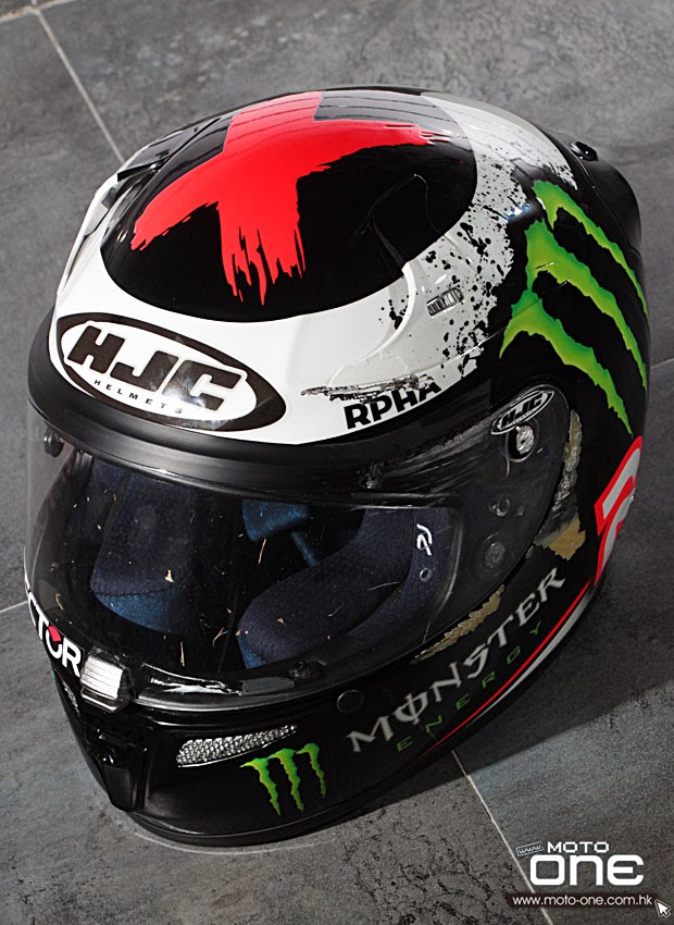 Racing Helmets Garage: HJC RPHA-10 Plus Wrecked Jorge Lorenzo Assen 2013
